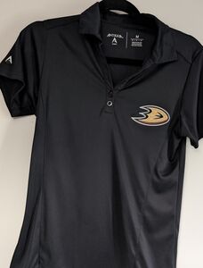 Antigua Women's Black Polo Shirt